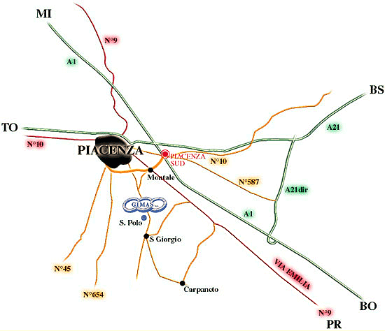Mappa GIMAS